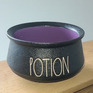 NEW Rae Dunn Black Potion Dish with Purple Interior
